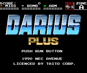 Darius Plus (Japan) Screenshot